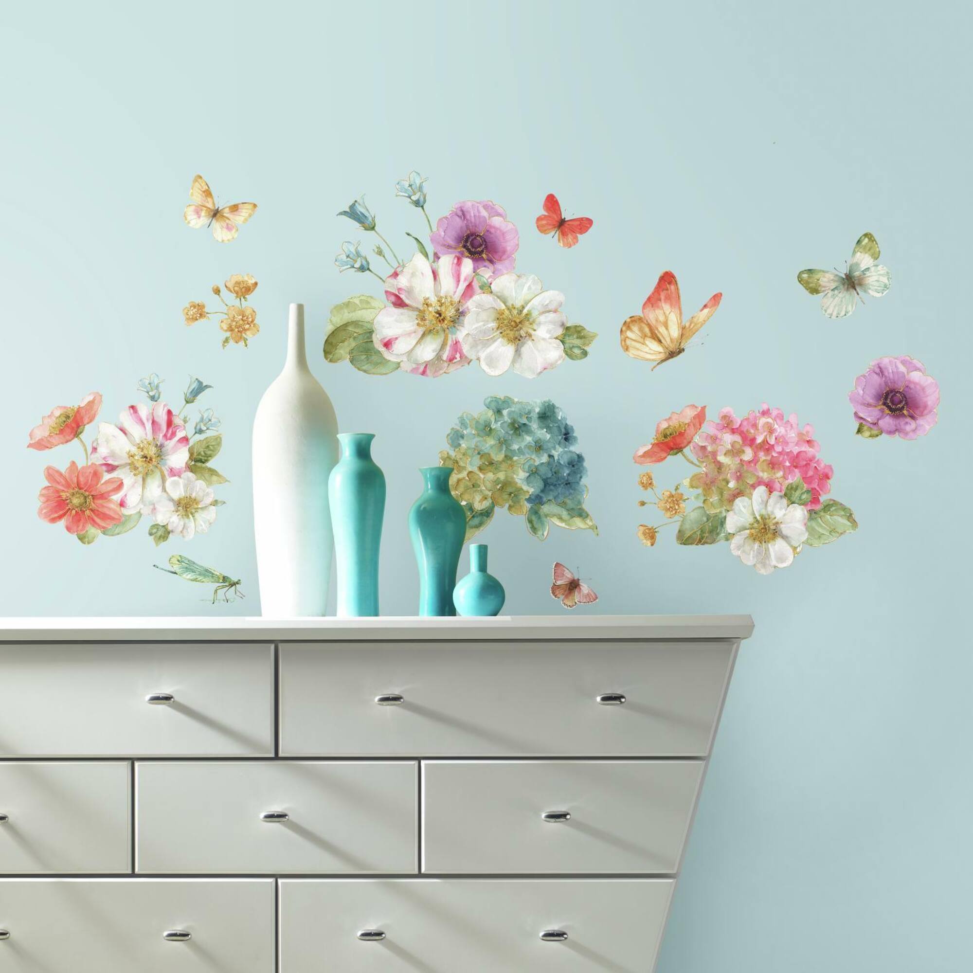 RoomMates Lisa Audit Garden Bouquet Peel & Stick Decals